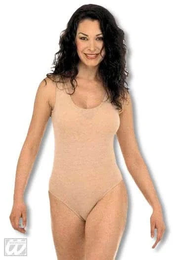 Hautfarbener ärmelloser Damenbody Medium 3 Hautfarbener ärmelloser Damenbody Medium