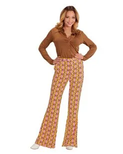 70ies Damen Schlaghose Crazy 8 70ies Damen Schlaghose Crazy -Günstiger Karneval Universum Shop 70er jahre groovy damenhose discs schlaghose hippie faschingskostuem 70s hippie trousers 29424 3