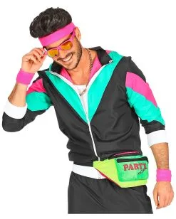 80er Jahre Gürteltasche -Günstiger Karneval Universum Shop 80er jahre bauchtasche 80ies guerteltasche 80ies belt bag 38498 04