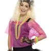 Pinkes 80er Jahre Netz Shirt -Günstiger Karneval Universum Shop 80er jahre netz shirt als kostuemzubehoer material girl shirt fishnet top pink 27863