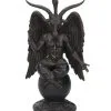 Baphomet Antik Figur Mit Ornamente -Günstiger Karneval Universum Shop baphomet mit pentagram antik figur bapohmet antique figurine gothic deco 39516 01