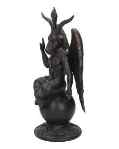 Baphomet Antik Figur Mit Ornamente 9 Baphomet Antik Figur Mit Ornamente -Günstiger Karneval Universum Shop baphomet mit pentagram antik figur bapohmet antique figurine gothic deco 39516 02