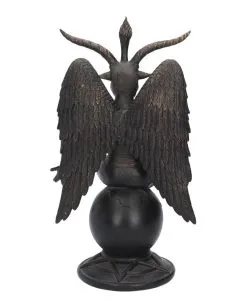 Baphomet Antik Figur Mit Ornamente 11 Baphomet Antik Figur Mit Ornamente -Günstiger Karneval Universum Shop baphomet mit pentagram antik figur bapohmet antique figurine gothic deco 39516 04