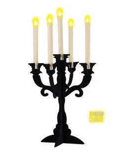 LED Tropfkerzen Set Beige -Günstiger Karneval Universum Shop beige led kerzen als deko led flackering candels halloween deko 38680 02 1