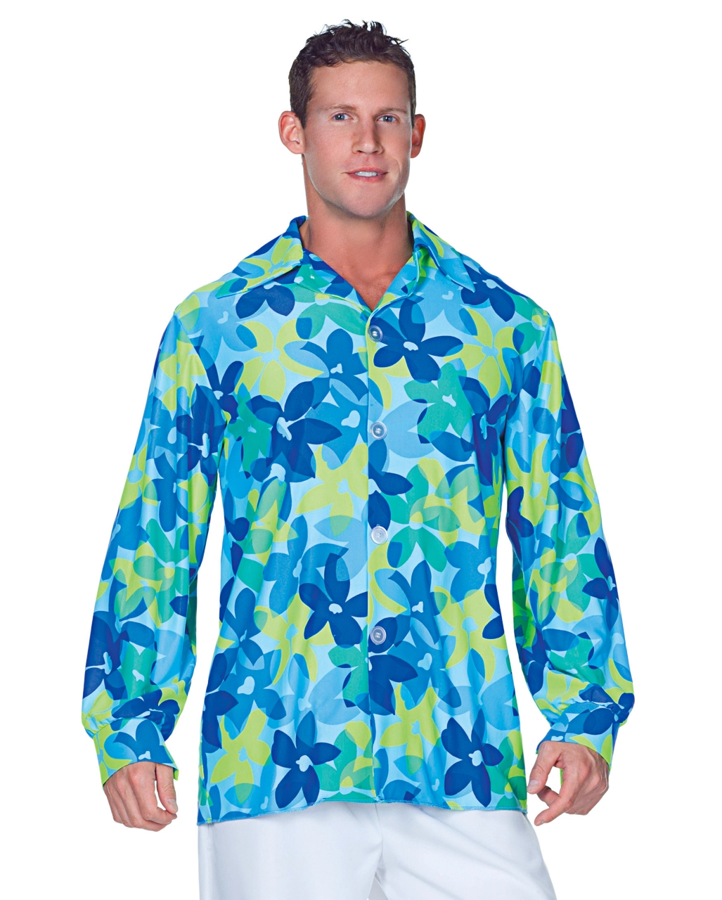 Hippie Herrenhemd Blau Plus Size 3 Hippie Herrenhemd Blau Plus Size