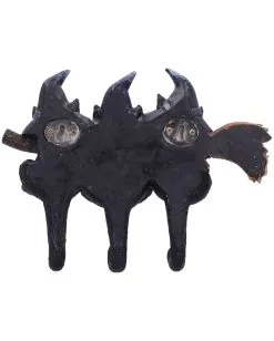 3 Kätzchen Mit Hexenhut Als Schlüsselbrett 12 3 Kätzchen Mit Hexenhut Als Schlüsselbrett -Günstiger Karneval Universum Shop drei hexen kaetzchen als schluesselbrett witches helpers key hanger halloween wohnaccessoire 52694 05