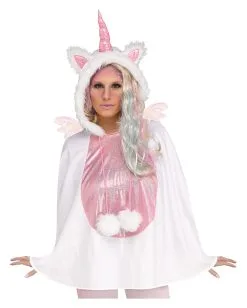 Unicorn Kapuzenponcho