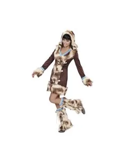 Eskimo Lady Kostüm Set -Günstiger Karneval Universum Shop eskimo girl kostuem sexy eskimo frau kostuem alaska girl costuem bild3 22926