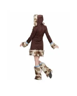 Eskimo Lady Kostüm Set -Günstiger Karneval Universum Shop eskimo girl kostuem sexy eskimo frau kostuem alaska girl costuem bild4 22926