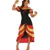 Flamenco Kleid -Günstiger Karneval Universum Shop flamenco taenzerin kostuem andalusische taenzerin verkleidung fuer damen 25451