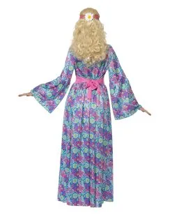 Flower Child Hippie Kostüm -Günstiger Karneval Universum Shop flower child maxi kostuem hippie kleid woodstock kostuem bild3 23211