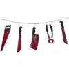 Folterwerkzeug Girlande 2 Folterwerkzeug Girlande -Günstiger Karneval Universum Shop folterwerkzeug girlande halloween dekoration blutiges werkzeug blutige horror deko 16338 neu