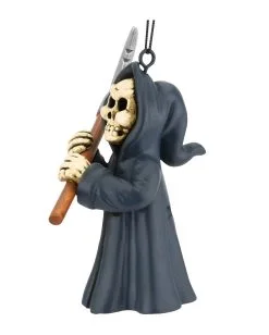 Sensenmann Christbaumkugel 8,9cm -Günstiger Karneval Universum Shop grim reaper weihnachtskugel halloween und horror weihnachtsdeko und wohnaccessoires grim reaper hanging ornament 54748 3