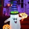 Aufblasbarer Leuchtender Halloween Geist Mit Kürbis 150 Cm -Günstiger Karneval Universum Shop halloween geist mit kuerbis deko aufblasfigur halloween geist mit led halloween ghost inflatable 53745