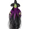 Gruselige Hexe Mit Leuchtaugen 87 Cm -Günstiger Karneval Universum Shop halloween hexe mit leds halloween deko hanging light up witch 27420