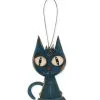 Holz Ornament Halloween Katze 8cm -Günstiger Karneval Universum Shop halloween holz ornament katze 8cm weihnachtskugel halloween fan christbaumschmuck halloween 54289