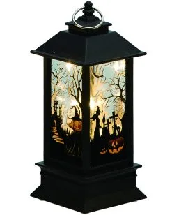 Hexen & Kürbis Halloween Schatten Laterne