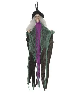 Hexe Mit Positionierbaren Armen & Fetzenkleid -Günstiger Karneval Universum Shop hexe mit biegsamen armen und fetzenkleid hexe with flexible arms and tattered dress halloween deko 54122 03