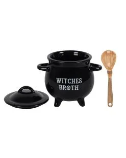 Hexenkessel Mit Löffel Als Suppenschale -Günstiger Karneval Universum Shop hexenkessel mit loeffel als suppenschuessel witches cauldron soup bowl with spoon halloween tischdeko 50657 03