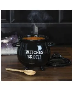 Hexenkessel Mit Löffel Als Suppenschale -Günstiger Karneval Universum Shop hexenkessel mit loeffel als suppenschuessel witches cauldron soup bowl with spoon halloween tischdeko 50657 04
