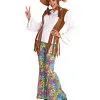 Hippie Frauen Kostüm Mit Zöpfen Gr. M -Günstiger Karneval Universum Shop hippie kostuem mit hose und weste flower power kostuem faschingskostueme kaufen 15897 1 e33c1755ea