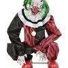 Hockender Horror Clown Animatronic Mit Bewegung -Günstiger Karneval Universum Shop hockender horror clown animatronic mit bewegung licht und sound 37580