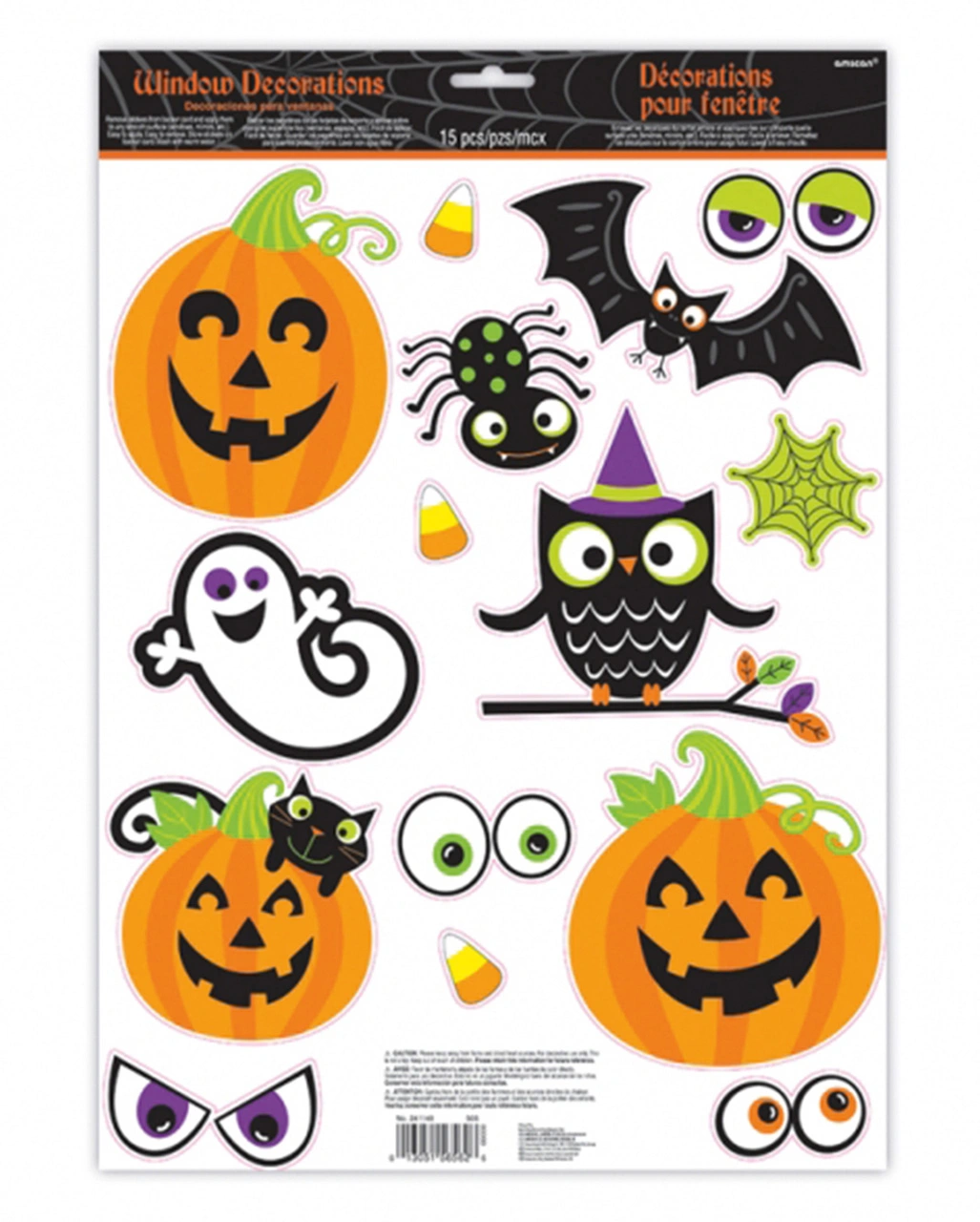 15-tlg Familienfreundliche Halloween Sticker 3 15-tlg Familienfreundliche Halloween Sticker