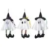 Kleines Weißes Gespenst Mit Hexenhut 36 Cm -Günstiger Karneval Universum Shop kleiner weisser geist mit hexenhut little white ghost with witch hat 39603 01