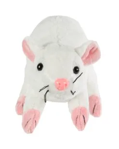Weiße Plüschratte 19cm -Günstiger Karneval Universum Shop kuscheltier ratte 19cm weiss plueschratte fuer kinder geschenkartikel plueschtier ratte 29709 3