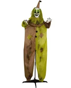Horror Clown Standfigur Mit Leuchtaugen 180cm