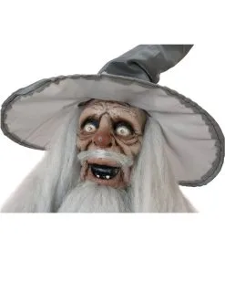 Mittelalterlicher Zauberer Halloween Animatronic 190cm -Günstiger Karneval Universum Shop mittelalterlicher magier halloween animatronic medieval wizard halloween animatronic halloween dekoration 53778 02