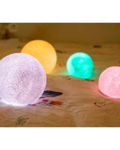 Mondlicht Mit Farbwechsel & Fernbedienung -Günstiger Karneval Universum Shop mond nachtlicht mit farbwechsel fernbedienung moon light with color changing remote control wohn ambiente 52410 03