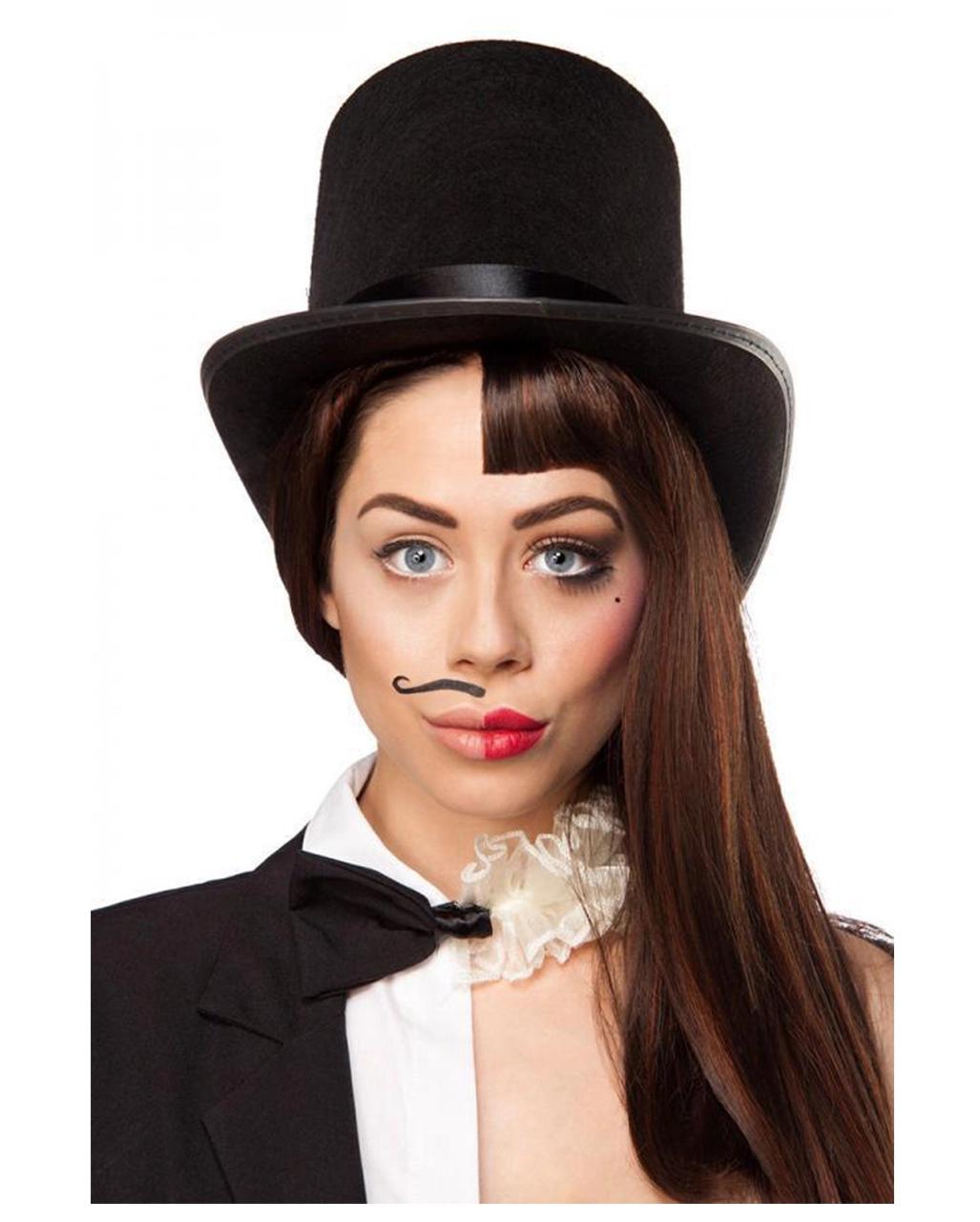 Elegantes Mann & Frau Cabaret Travestie Kostüm 7 Elegantes Mann & Frau Cabaret Travestie Kostüm – Bild 5