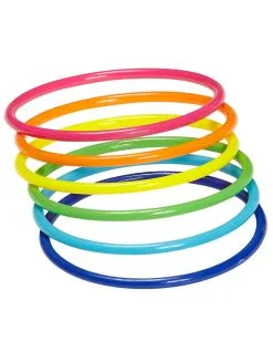 80er Jahre Neon Color Armreifen 18 St.