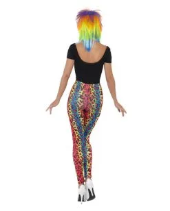 Leoparden Leggings In Neonfarben -Günstiger Karneval Universum Shop neon leoparden leggings 80er jahre leggings bad taste outfit 80er jahre motto party 23932 3