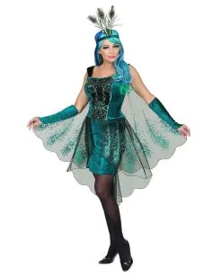 Pfauen Fairy Damenkostüm 8 Pfauen Fairy Damenkostüm -Günstiger Karneval Universum Shop pfauen fee damenkostuem mit kopfschmuck peacock fairy womans costume maerchenkostuem cosplay kostuem 36848 04 1