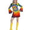 Psychedelic Hippie Braut Kostüm -Günstiger Karneval Universum Shop psychedelic hippie kleid kostuem hippie kostuemkleid hippie kostuem 29567 1