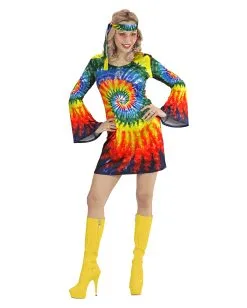 Psychedelic Hippie Braut Kostüm