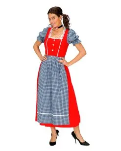 Rotes Trachtendirndl Mit Schürze