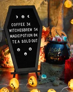 Sarg Buchstabentafel 12 Sarg Buchstabentafel -Günstiger Karneval Universum Shop sarg buchstabentafel coffin letterboard halloween und gothic deko 51485 3