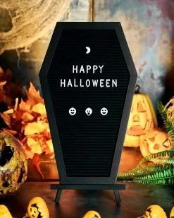 Sarg Buchstabentafel 13 Sarg Buchstabentafel -Günstiger Karneval Universum Shop sarg buchstabentafel coffin letterboard halloween und gothic deko 51485 5