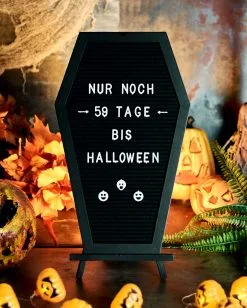 Sarg Buchstabentafel 11 Sarg Buchstabentafel -Günstiger Karneval Universum Shop sarg buchstabentafel coffin letterboard halloween und gothic deko 51485 6