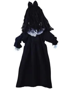Horror Puppe Mit Licht Hängefigur 75cm -Günstiger Karneval Universum Shop schwarze horror puppe mit licht black horror doll with light halloween haenge deko 53369 3