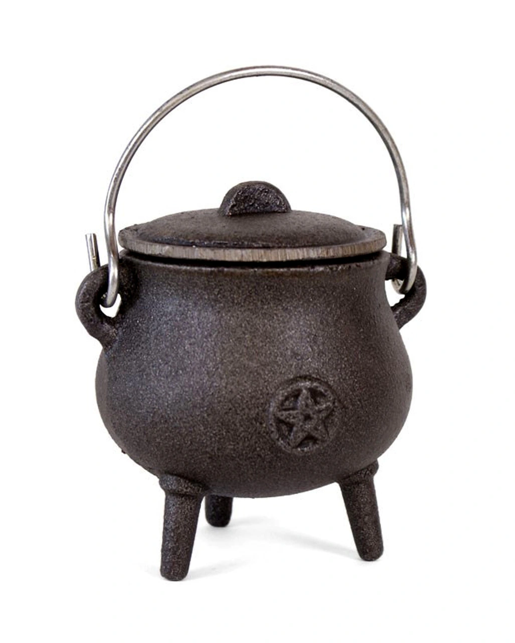 Hexenkessel Mit Pentagramm Aus Gusseisen 7cm 3 Hexenkessel Mit Pentagramm Aus Gusseisen 7cm