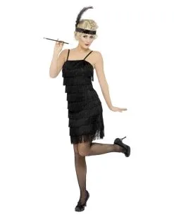 Flapper Kleid Mit Stirnband Plus Size