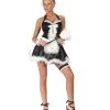 Sexy Hausmädchenkostüm M/L -Günstiger Karneval Universum Shop sexy hausmaedchenkostuem french maid verkleidung fetisch dienstmaedchen kostuem 14749