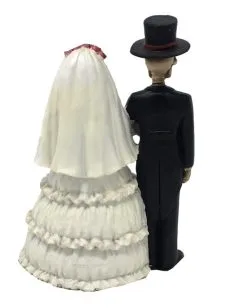 Skelett Hochzeitspaar 14 Cm -Günstiger Karneval Universum Shop skelett brautpaar day of the dead hochzeitspaar dia de los muertos brautpaar 36506 03