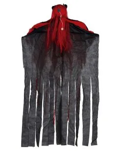 Teufel Skelett Hängefigur Mit LED Augen 150cm -Günstiger Karneval Universum Shop skelett teufel haengefigur mit leuchtenden augen 150cm skeleton devil hanging decoration halloween und horror deko 53956 3