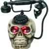Spukendes Totenkopf Telefon Mit LED 1 Spukendes Totenkopf Telefon Mit LED -Günstiger Karneval Universum Shop spooky totenschaedel telefon mit led spooky light up skull telephone totenkopf telefon halloween 53053