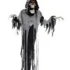 Sprechender Geister Reaper Hängefigur 180cm -Günstiger Karneval Universum Shop sprechender geister reaper haengefigur halloween animatronic figur skeleton reaper hanging figure 39021